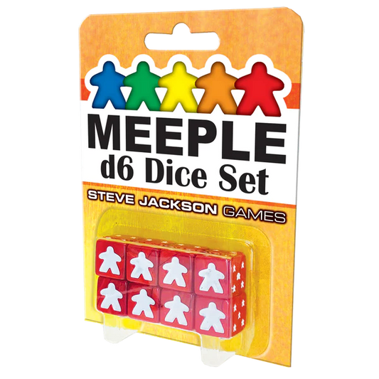 MEEPLE RED D6 DICE SET