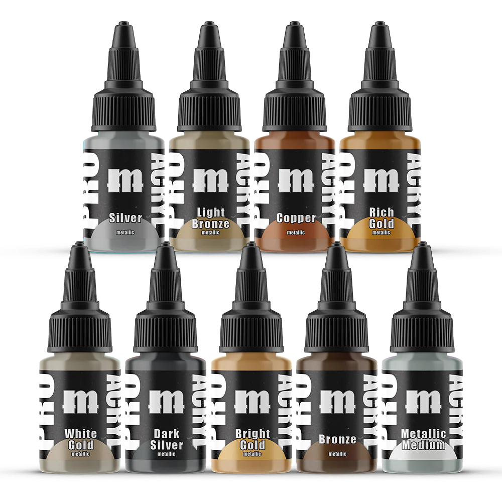 PRO ACRYL METALLIC PAINT SET