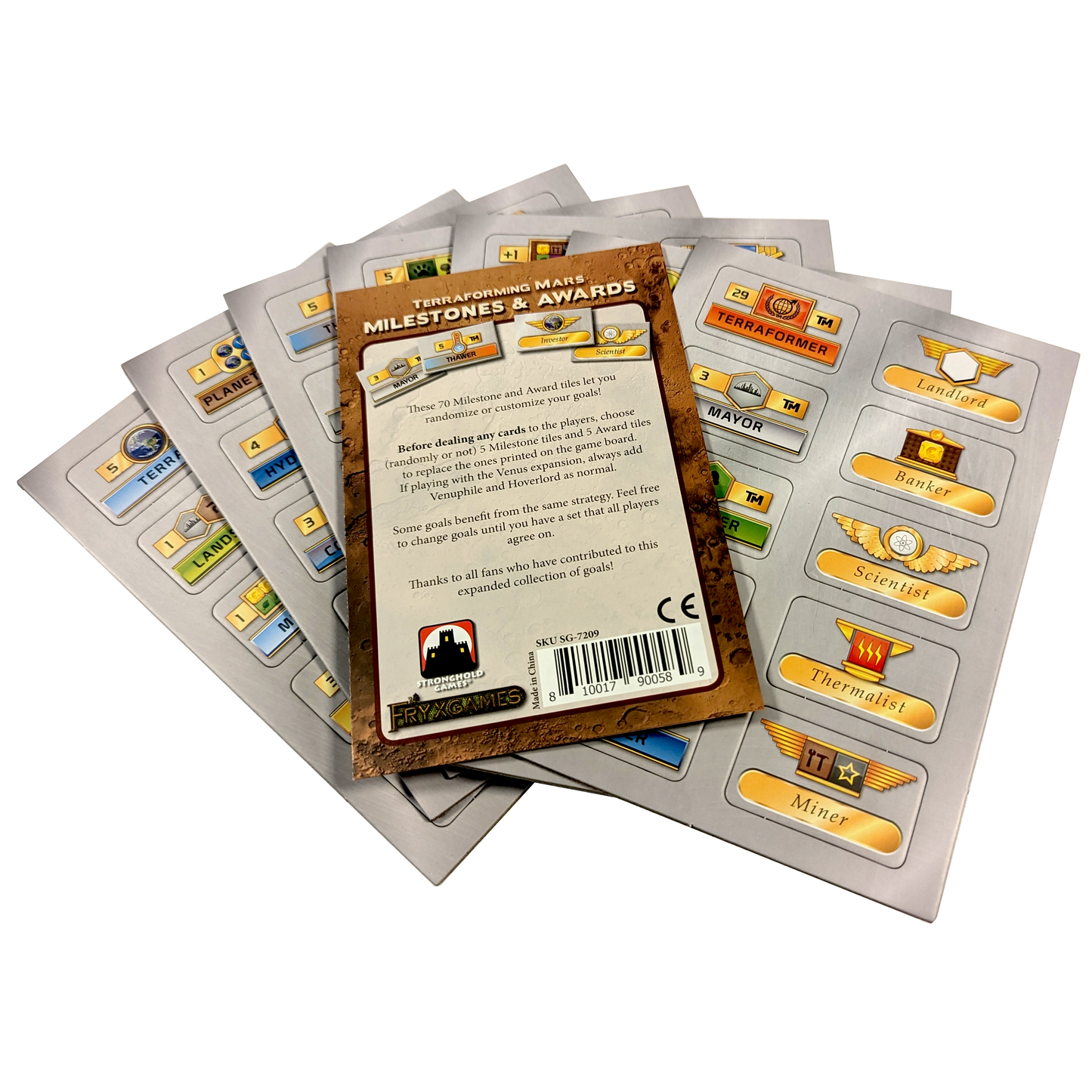 TERRAFORMING MARS: MILESTONES & AWARDS