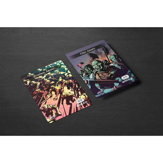 EVOKE THE ART - ORC ARMY/ZOMBIE ARMY METAL TOKEN