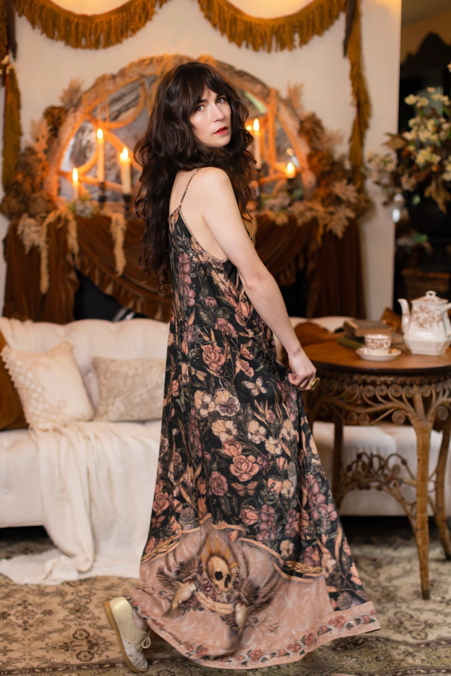 MOMENTO BOHÉME LONG MAXI SLIP DRESS BY MARKET OF STARS