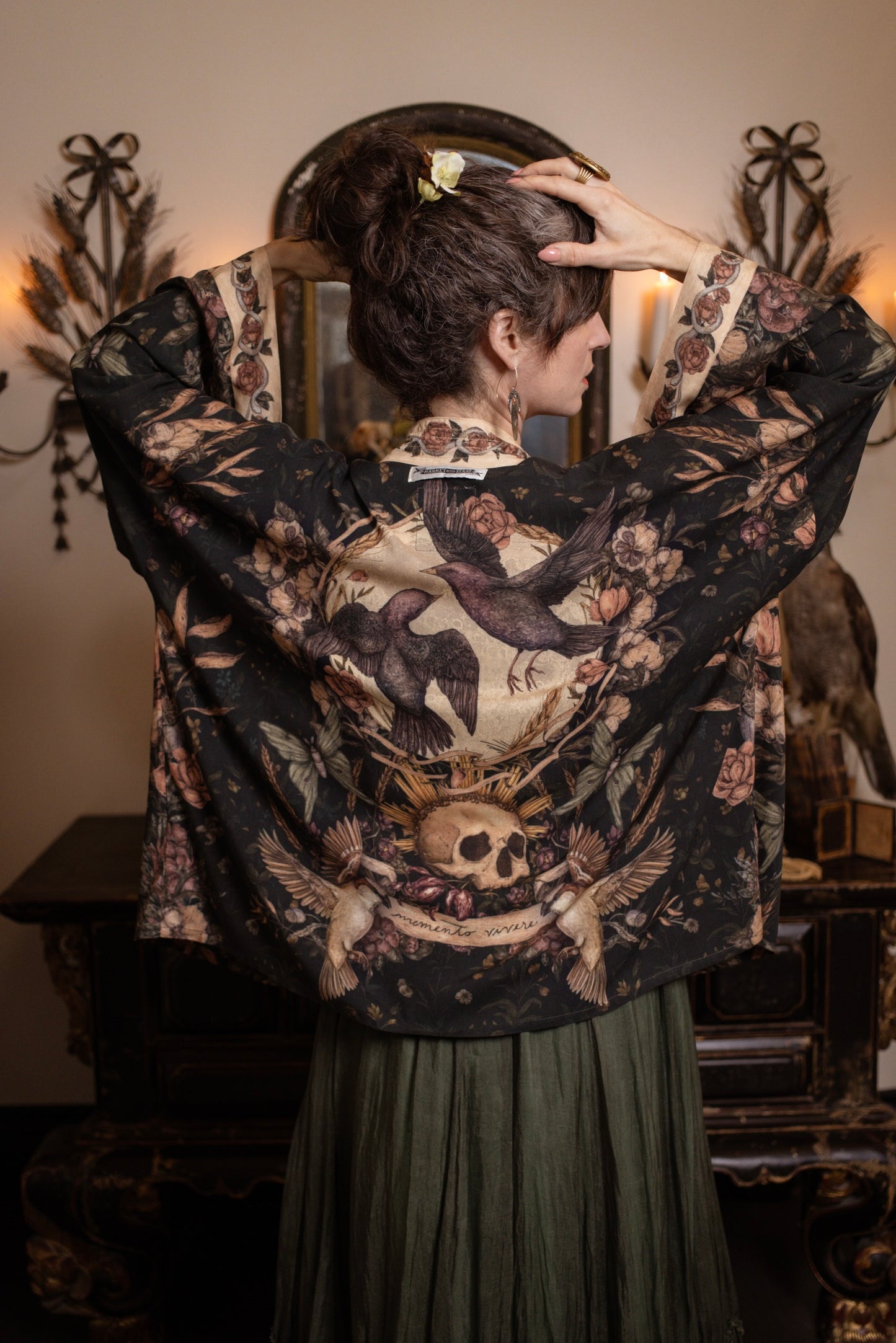 MOMENTO MORI PIXIE DUSTER CROP KIMONO BY MARKET OF STARS