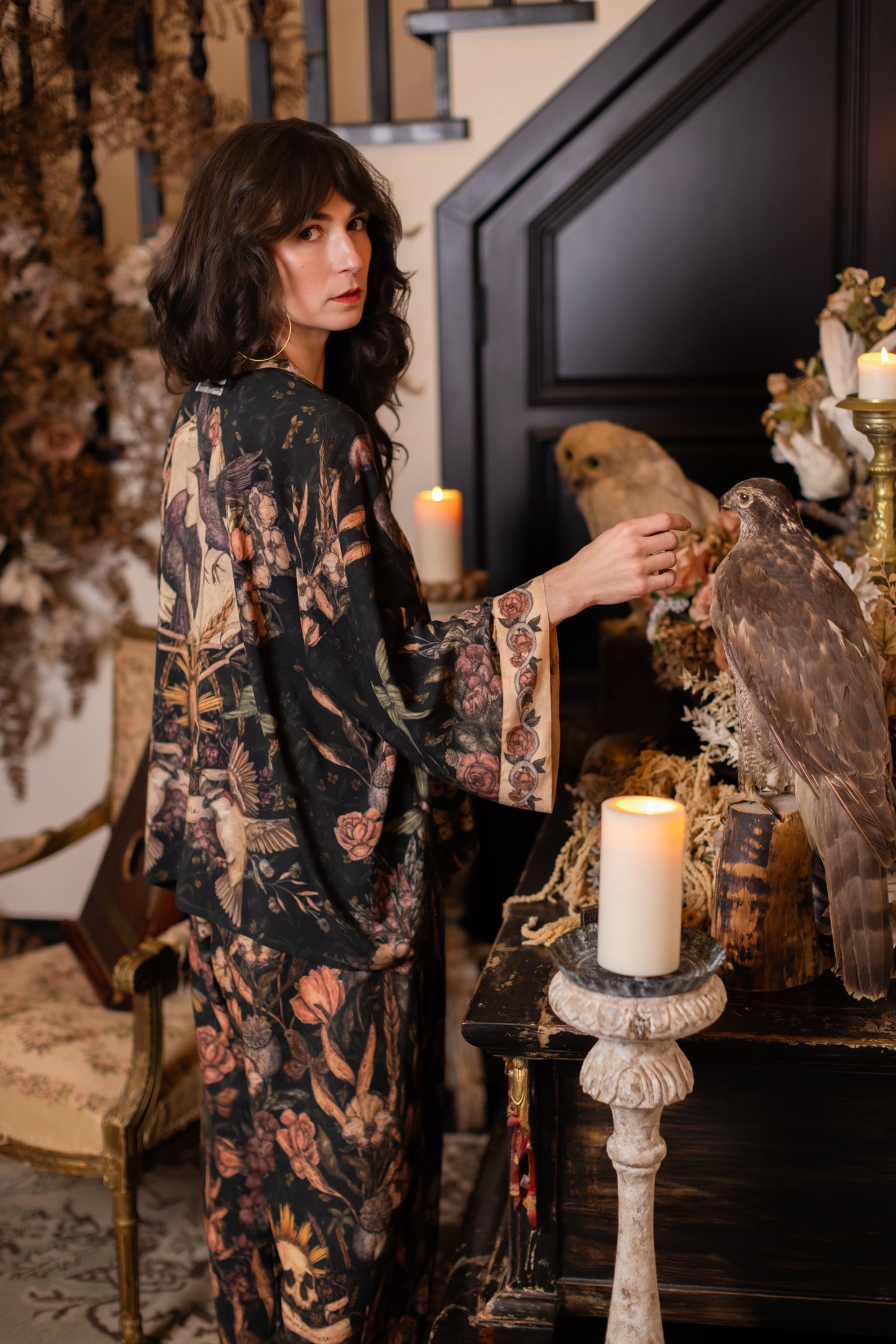 MOMENTO MORI PIXIE DUSTER CROP KIMONO BY MARKET OF STARS