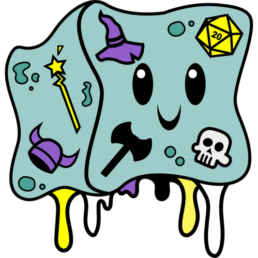 JELLY CUBE PRIDE PIN - NON BINARY