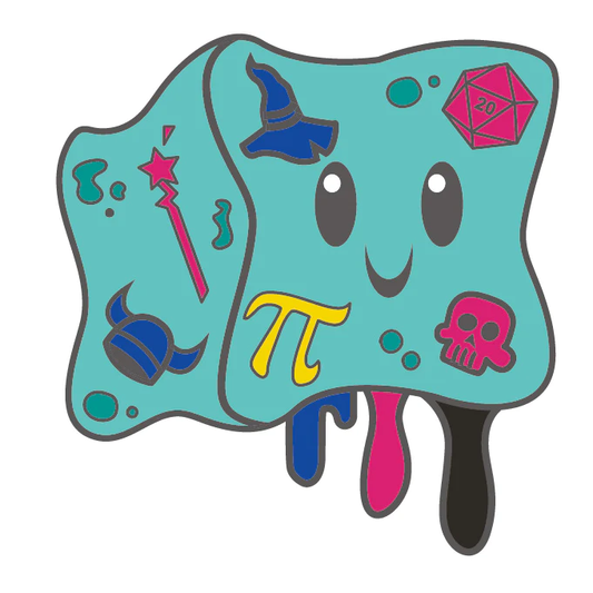 JELLY CUBE PRIDE PIN - POLYAMORY