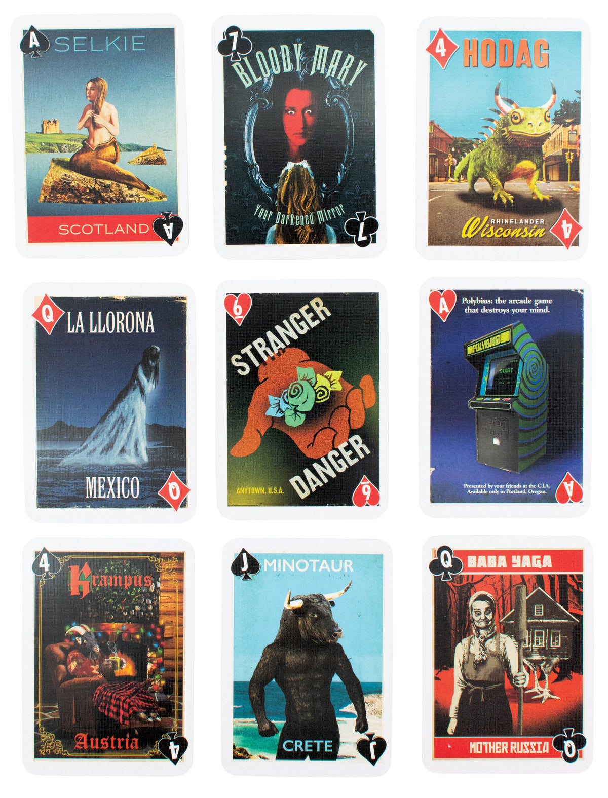 MONSTERS OF FOLKLORE PLAYING CARD SET