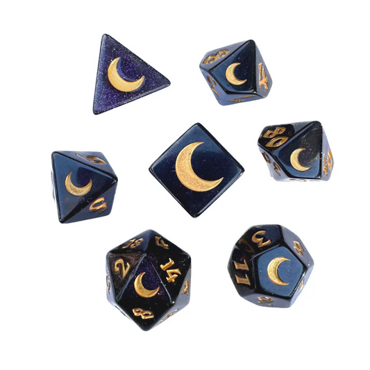 POLY DICE SET 7PC LUNATALIS