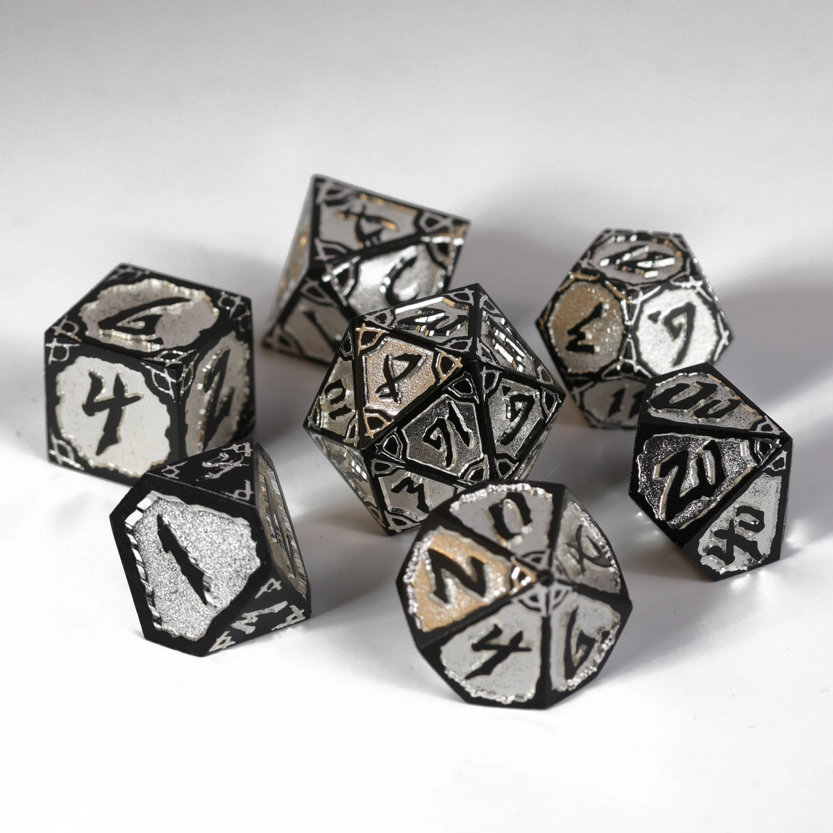 MOONCAST HEXBREAKER 7pc RPG METAL DICE SET