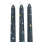 SET OF 3 STARRY NIGHT TAPER CANDLES