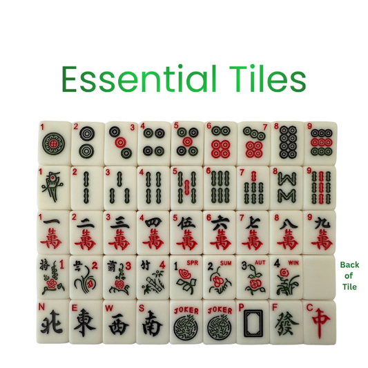 TRADITIONAL MAHJONG TILE SET: ESSENTIAL MAHJONG TILES