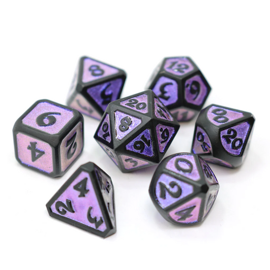 MYTHICA NIGHTSHADE RPG 7PC METAL DICE SET