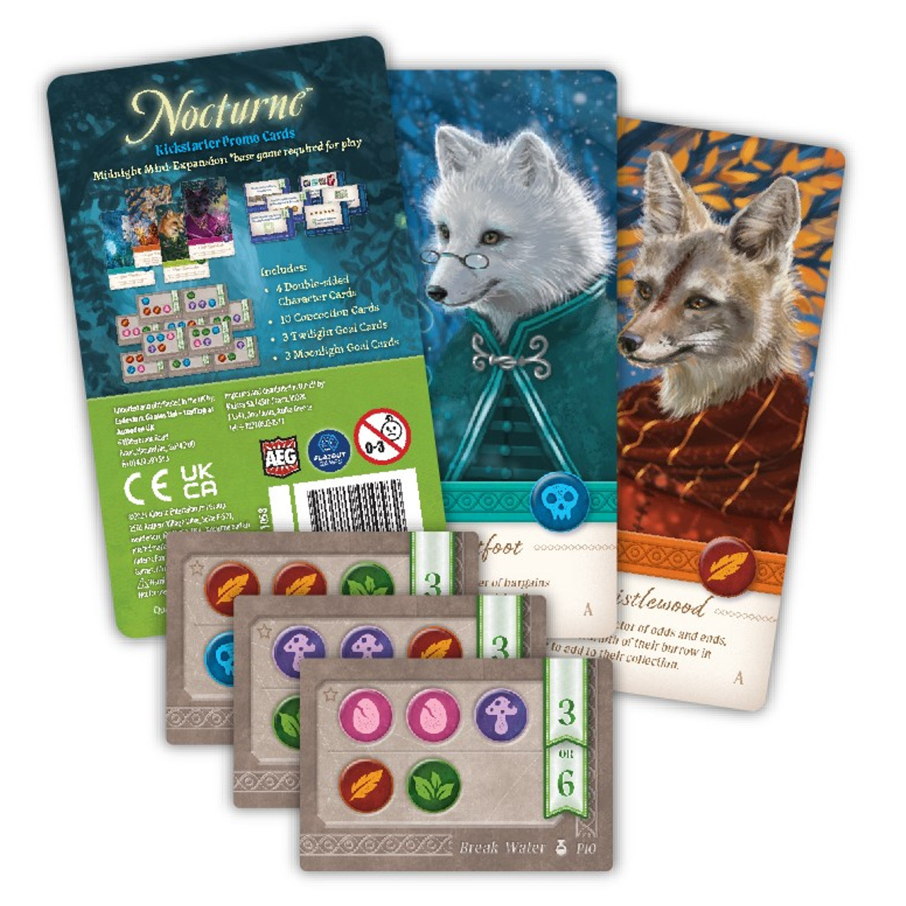 NOCTURNE KICKSTARTER PROMO CARDS