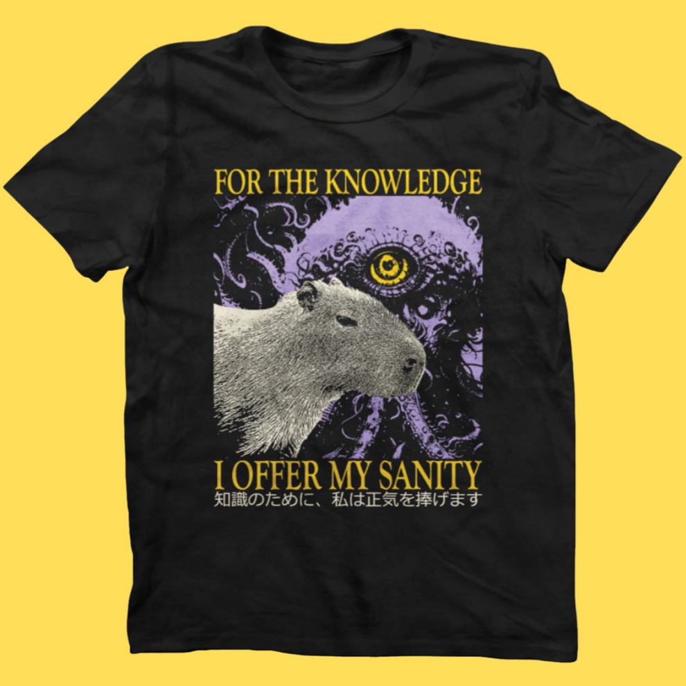 OFFER MY SANITY CAPYBARA T-SHIRT