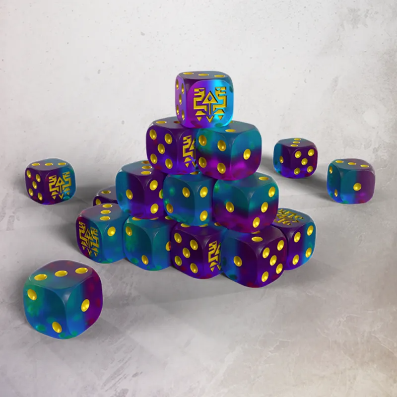GRIMDARK FUTURE SAURIAN STARHOST PREMIUM RESIN DICE SET (20)