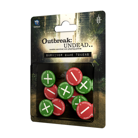 OUTBREAK: UNDEAD SURVIVOR GAME TOKENS