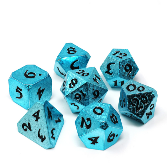 GLACIAL REQUIEM 7PC RPG DICE SET