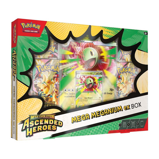 MEGA EVOLUTION-ASCENDED HEROES MEGA MEGANIUM EX BOX (LIMIT 1 PER CUSTOMER)