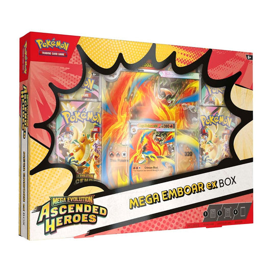 MEGA EVOLUTION-ASCENDED HEROES MEGA EMBOAR EX BOX (LIMIT 1 PER CUSTOMER)