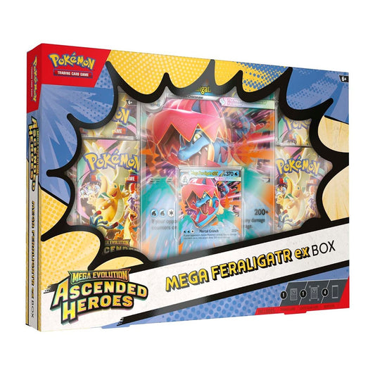 MEGA EVOLUTION-ASCENDED HEROES MEGA FERALIGATR EX BOX (LIMIT 1 PER CUSTOMER)
