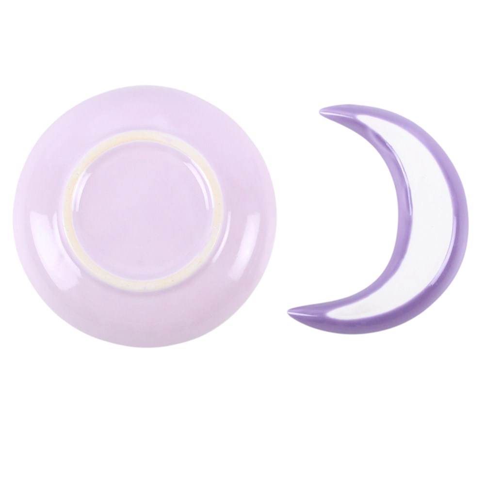 PURPLE MOON STACKING TRINKET DISHES