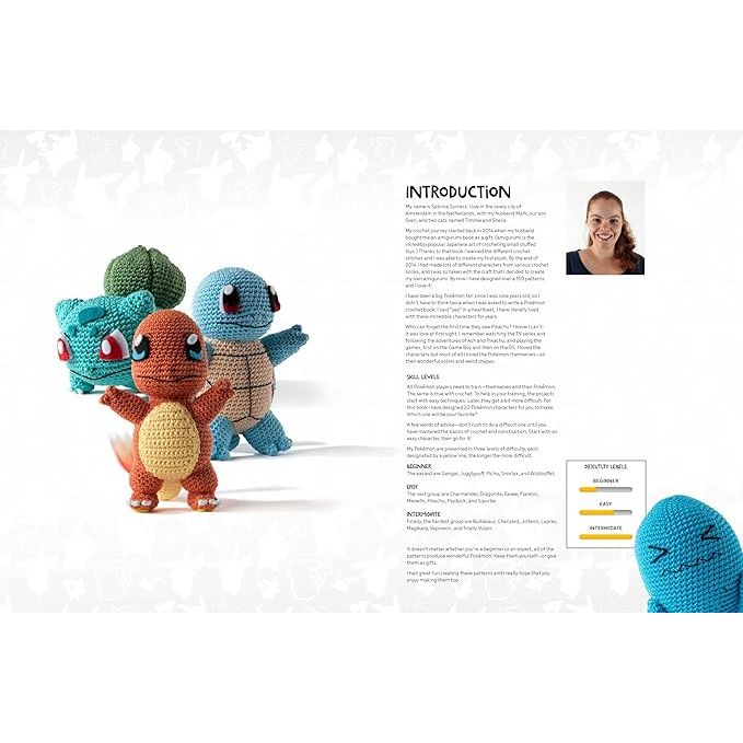 POKEMON CROCHET: BRING YOUR FAVORITE POKEMON TO LLIFE WITH 20 CUTE CROCHET PATTERNS BY SABRINA SOMERS