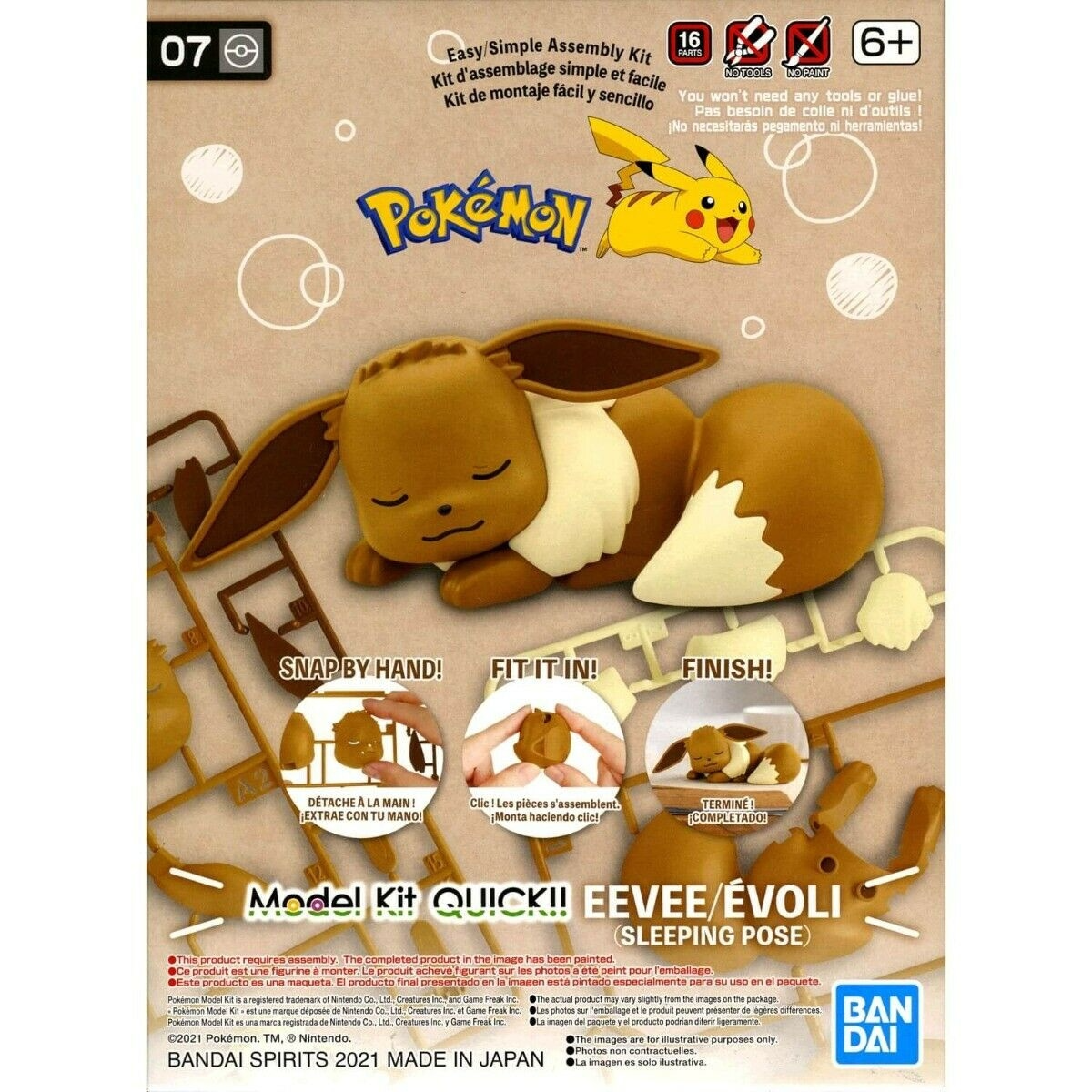 POKEMON MODEL KIT: SLEEPING EEVEE