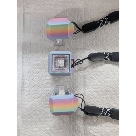 CLEAR RAINBOW ONE KEY CLICKER