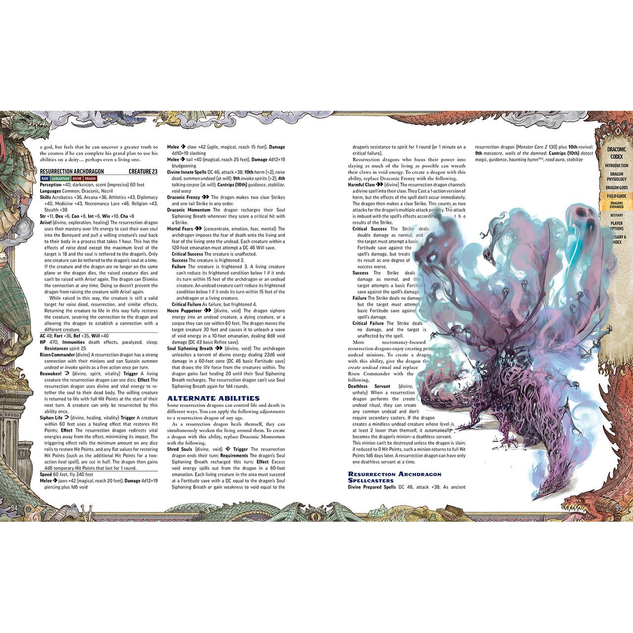 PATHFINDER 2E: LOST OMENS - DRACONIC CODEX