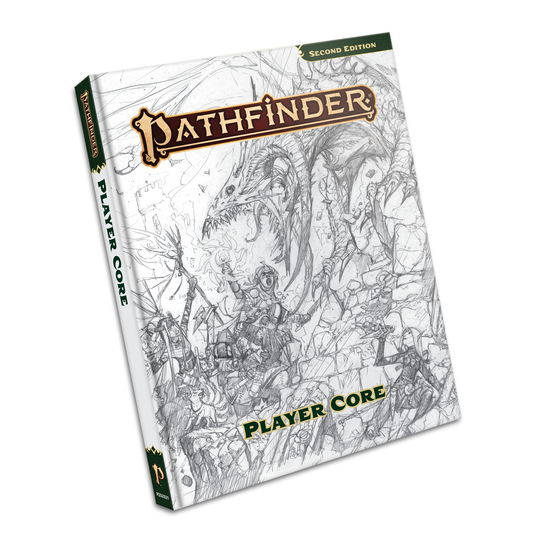 PATHFINDER 2E REMASTERED SKETCH COVER CORE RULEBOOK: PLAYER