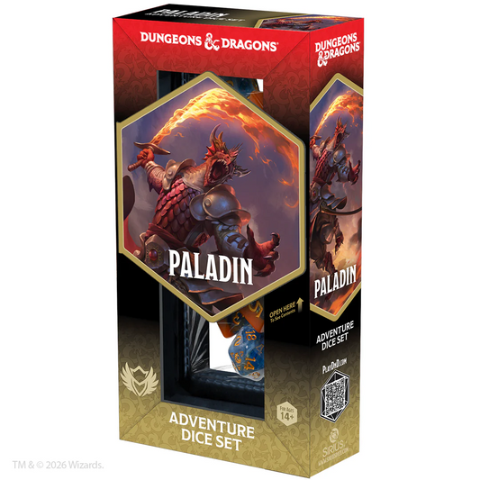 D&D ADVENTURE DICE: PALADIN ORANGE/BLUE