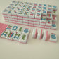 AMERICAN MAHJONG TILE SET: PEONY GARDEN
