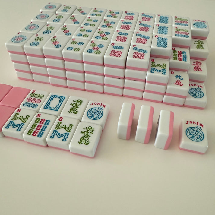 AMERICAN MAHJONG TILE SET: PEONY GARDEN