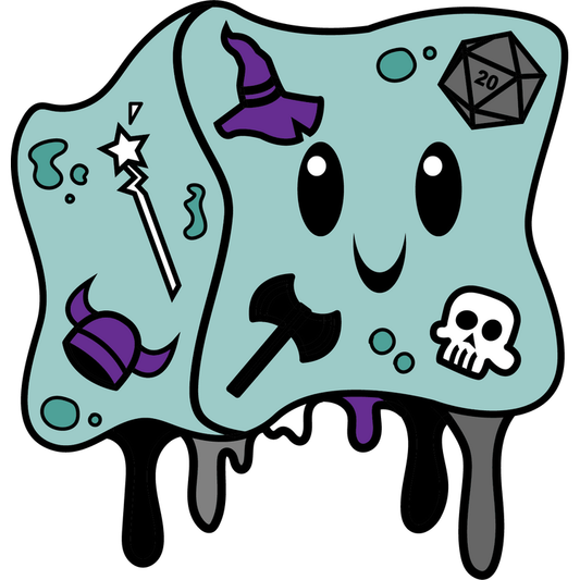 GELLY CUBE ASEXUAL PIN