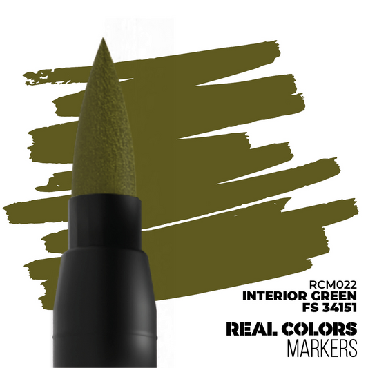 REAL COLORS ACRYLIC PAINT MARKER INTERIOR GREEN FS34151