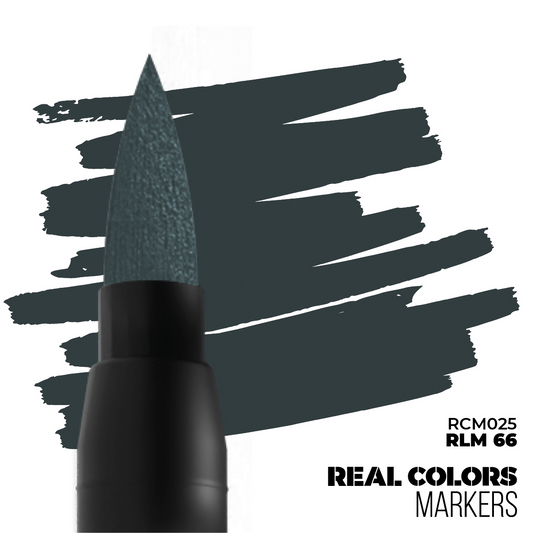 REAL COLORS ACRYLIC PAINT MARKER DARK GREY RLM66