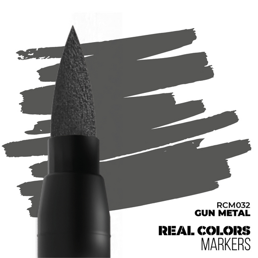 REAL COLORS ACRYLIC PAINT MARKER GUN METAL