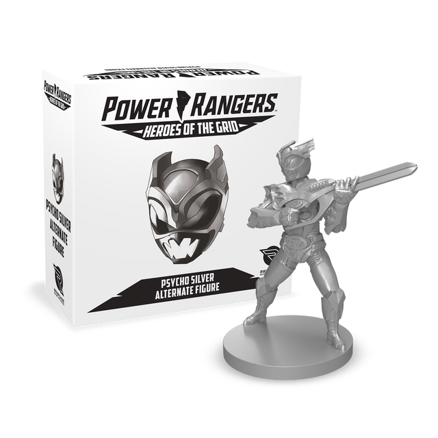 POWER RANGERS HEROES OF THE GRID - PSYCHO SILVER ALT FIGURE