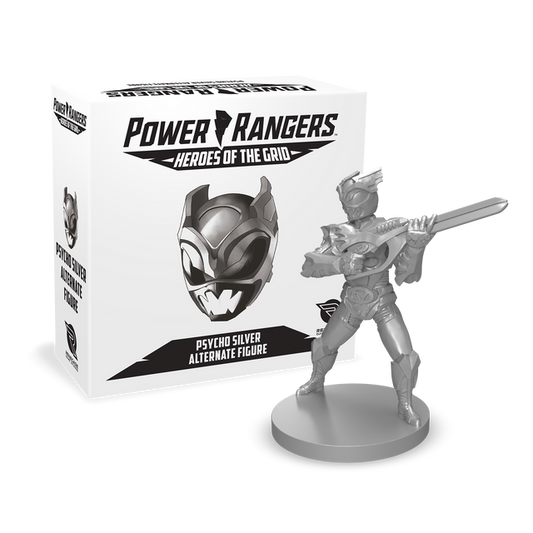 POWER RANGERS HEROES OF THE GRID - PSYCHO SILVER ALT FIGURE
