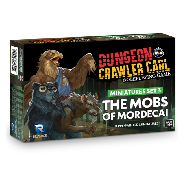 DUNGEON CRAWLER CARL RPG MINIATURES SET 3 THE MOBS OF MORDECAI