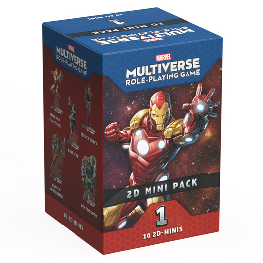 MARVEL MULTIVERSE ROLE-PLAYING GAME 2D MINIS SET 1