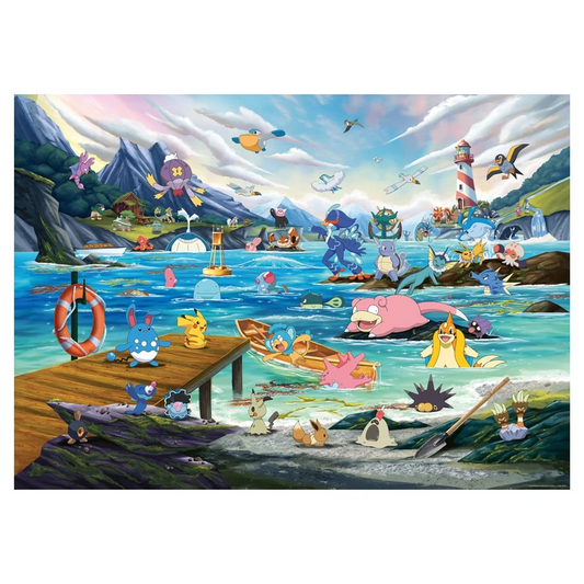 POKEMON VAPOREON & TEMPERATE MARINE 1000pc PUZZLE
