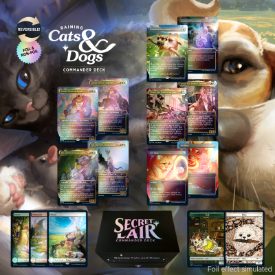 RAINING CATS AND DOGS SECRET LAIR MAGIC THE GATHERING