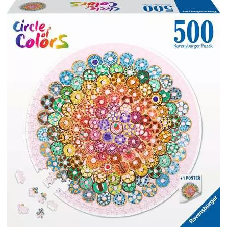 CIRCLE OF COLORS DONUTS 500PC PUZZLE