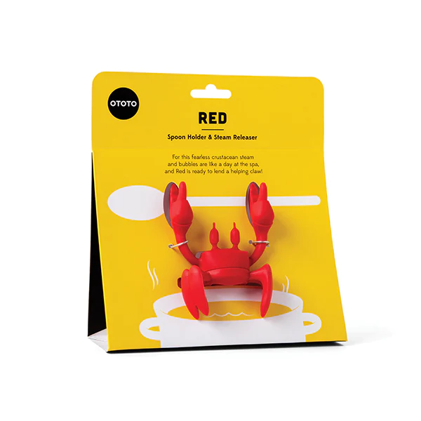 RED CRAB SPOON HOLDER