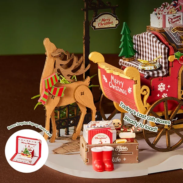 ROLIFE REINDEER EXPRESS DIY MINIATURE HOUSE KIT (DS059)