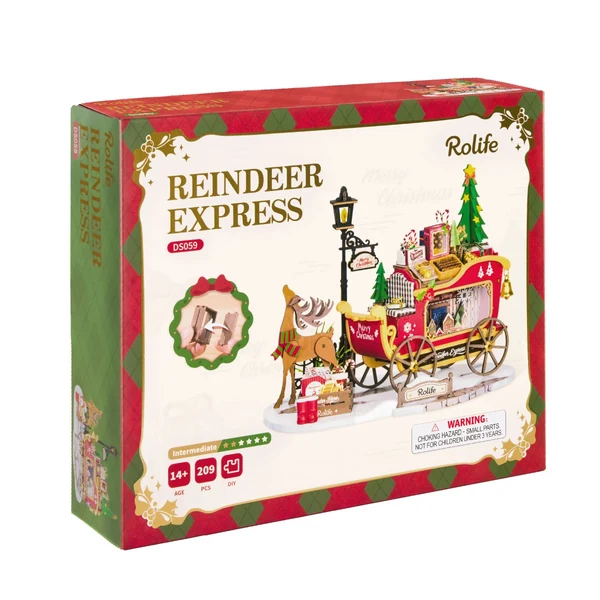 ROLIFE REINDEER EXPRESS DIY MINIATURE HOUSE KIT (DS059)