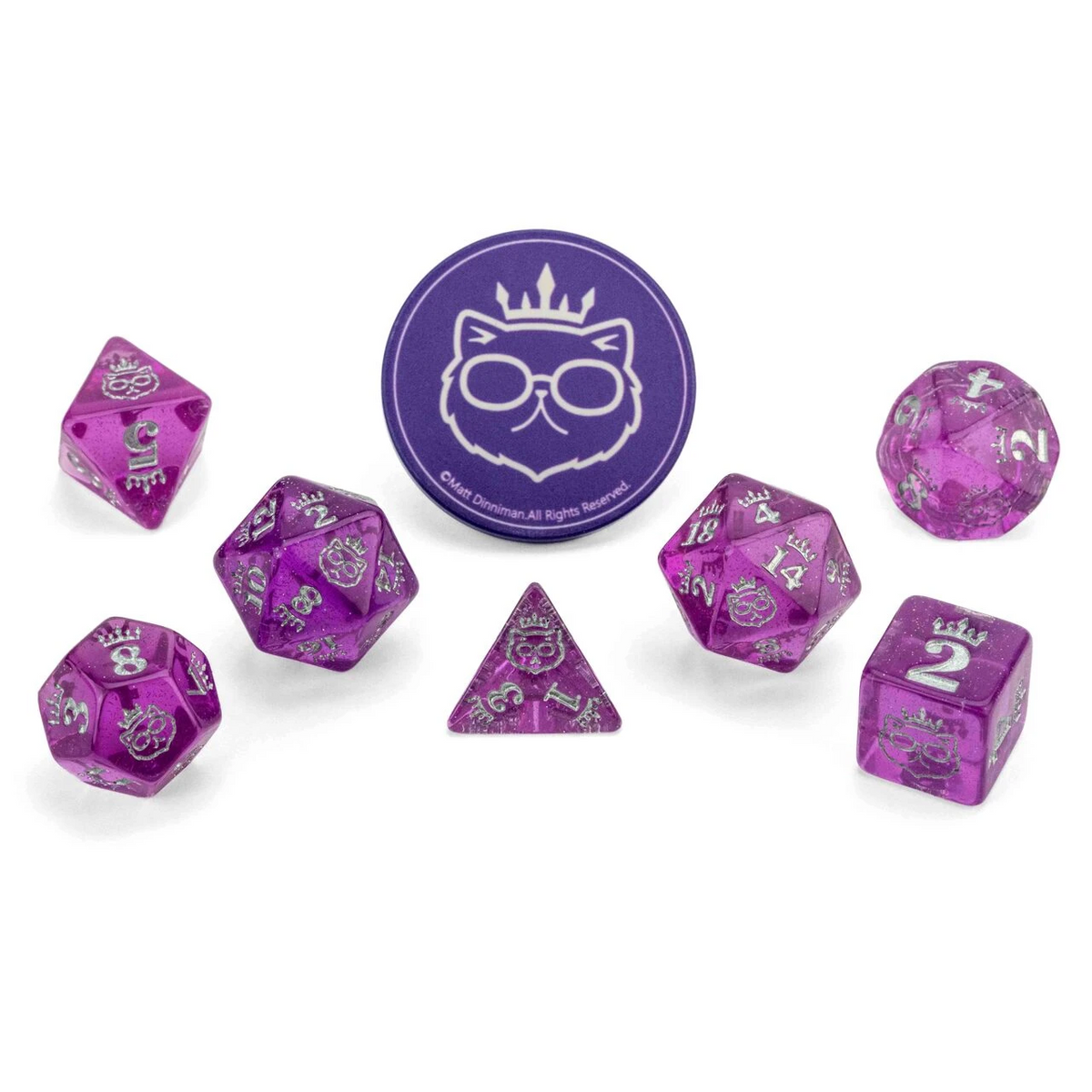 DUNGEON CRAWLER CARL RPG PRINCESS DONUT DICE SET