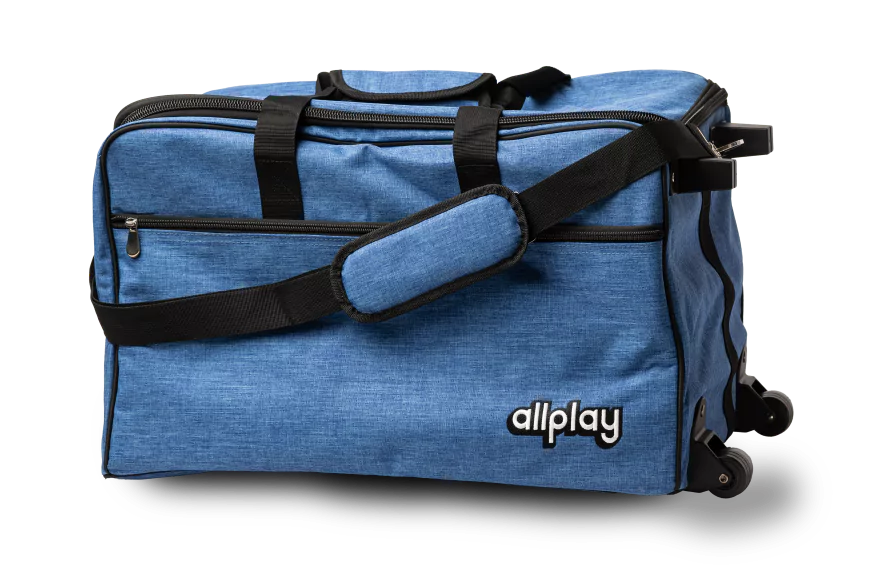 PREMIUM ROLLING BOARD GAME BAG ROYAL BLUE