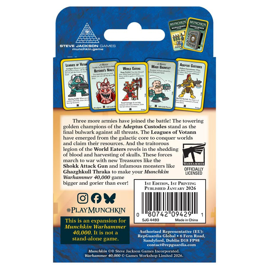 MUNCHKIN WARHAMMER 40,000: GRUDGES AND GORE