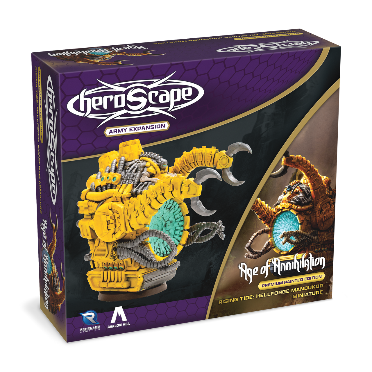 HEROSCAPE RISING TIDE - HELLFORGE MANDUKOR PREMIUM PAINTED EDITION
